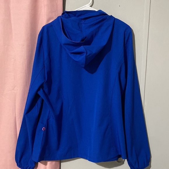 HeartSoul Women’s Hoodie Warm-Up Solid Scrub Jacket and Scrub Top BUNDLE - Picture 2 of 3